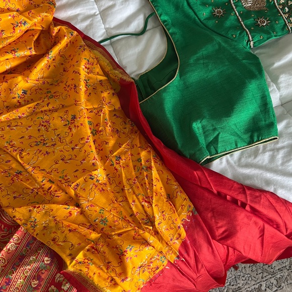 Custom handmade beaded Indian wedding guest outfit - Picture 8 of 10